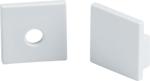 Knightsbridge Aluminium Plaster in Profile End Caps