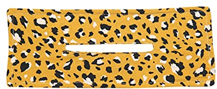 Yowablo Stirnband-Druck-Haar-Mode-Frauen-Sommer-Band-Draht 3 Farben verknotete Haarspange Haarspangen Schwarz (A)