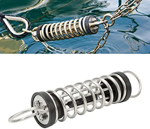 Muelles de Amarre de Barco de 6x300mm, Muelles de Amarre de Línea de Muelle, Muelle de Amarre de Línea de Muelle de Ancla de Barco de Acero Inoxidable 304 Amortiguador de Impacto