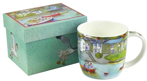 Emma Ball Harbour Bone China Mug with Gift Box