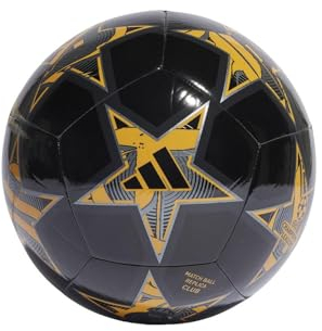 adidas Unisex Ball (Machine-Stitched) UCL Rm CLB, Black/Preloved Yellow/Carbon, IA1018, 5