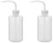 LATRAT Set di 2 annaffiatoi in plastica, bottiglie di sicurezza per la pulizia delle bottiglie trasparenti per il giardinaggio, l'irrigazione delle piante, il laboratorio, 250ml