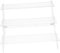 TOPBATHY Transparentes Drei Schicht Iges Display Parfümständer-organizer Mehrstufiger Präsentationsständer Regalvitrine Actionfigurenständer Klarer Display-riser Modelle Buffet Acryl Leiter