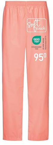 EXNER Medizinische OP-Schlupfhose, Pflege-Hose, Arbeitshose, Unisex für Herren und Damen in Medizin, Krankenpflege, Altenpflege, SPA, Wellnes, Kosmetik, Farbe Electric pink, Größe 5XL