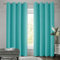 VEHEDE Türkis Ösenvorhang Gardinen Fenster Thermovorhang gegen Kälte Übergardinen 2er Set Vorhänge Schlafzimmer mit Ösen Vorhang Verdunkelung Wohnzimmer Mädchen, H 244 x B 140 cm, 2er Set