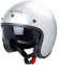 Motorrad Jet Helm Cafe Racer ECE 22-06 Sonnenblende Scooter Silber XXL
