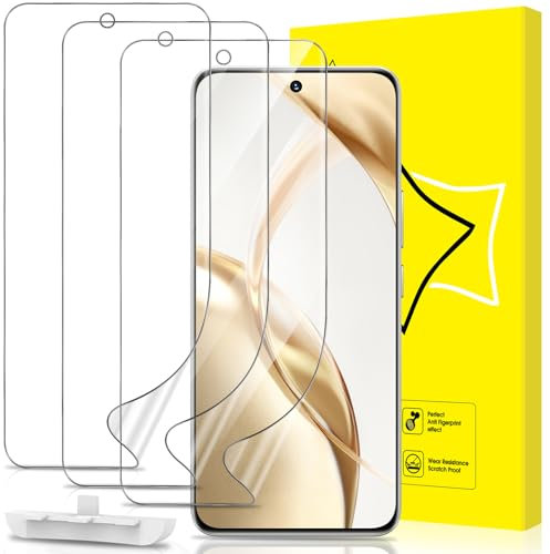GiiYoon Lot de 3, Protection Ecran pour Honor 200 [Non-Verre] [HD Clear] [Sans Bulles] [Anti-rayures] Films de Protection en TPU Flexible Compatible avec Honor 200 5G