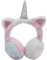 SEDEX Ohrenschützer für Mädchen Einhorn Ohrenschützer Winter Kunstfell Ohrwärmer Ohrabdeckung mit niedlichen Pailletten Ohren für Frauen Kinder Flauschig Thermo Ohrwärmer Schutz vor Wind