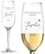 Personalisiertes graviertes Sektglas zum Geburtstag mit Name, Geburtsjahr und Text, Füllmenge 200ml, Größe 21,5cm – Elegantes Glas für feierliche Anlässe und persönliche Momente