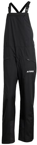 adidas Herren Terrex Multi 2 Layer Insulated Climaproof Bib Pants, Black/Black, M