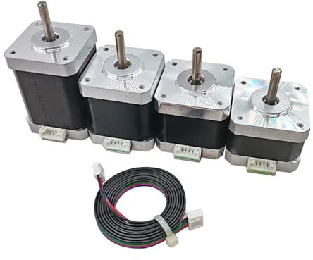 ASLVNEKGOR 1pc, 42 Stepper Electronic Starter high Torque hybrid Two Phase Stepping Electronic Starter(48mm)
