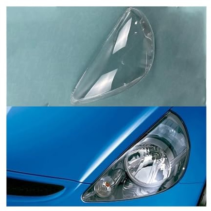 Kompatibel for Honda Fit Jazz Fließheck 2003 2004 2005 2006 2007 Scheinwerfer transparente Abdeckung Lampenschirm Scheinwerfer Shell Plexiglas(Left)