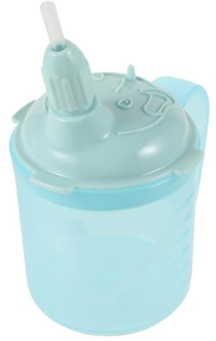 DEARMAMY Bicchiere Cannuccia Per Anziani e Adulti Bicchiere Anti-rovesciamento Per Alimentazione Dei Pazienti Per Bere Liquidi Per Dieta Realizzato Materiali Di Sicuri e Durevoli
