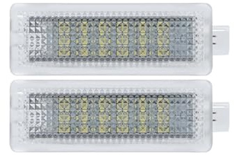 2PCS LED Interior Door Panel Light Courtesy Warning Lights White Beam Compatible with BMW 1 3 5 6 7 Series Z4 X3 X5 X6