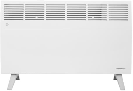 Thermoval Wandkonvektor 500W-1000W 1500W 2000W 2500W Konvektor Heizgerät Heizkörper mit Beinen inkl.Wandhalterung (2000W)