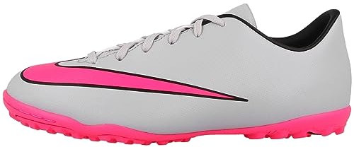 Nike JR Mercurial Victory V TF Kinder Fussballschuhe Wolf Grey-Hyper Pink-Black-Black - 33