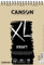 Canson 400039141 XL Kraft gerippt Skizzenblock, 90 g/qm, 60 Blatt pro Block Spirale an der kurzen Seite , 210 x 309 mm, hellbraun