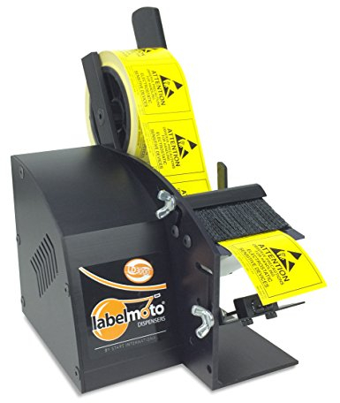 START International LD3000-EU Elektrischer Hochgeschwindigkeits-Etikettenspender, max. Breite 57 mm, Länge 76 mm, Schwarz
