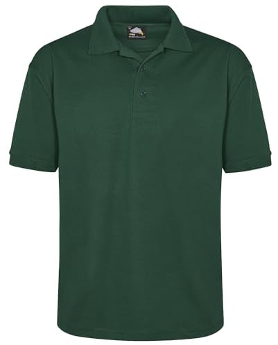 ORN Polo Shirt for Men Adult - Short Sleeve Workwear | UK Casual Smart Tops for Men, Professional Work Wear - 1150 Eagle Bottle Green - 5XL