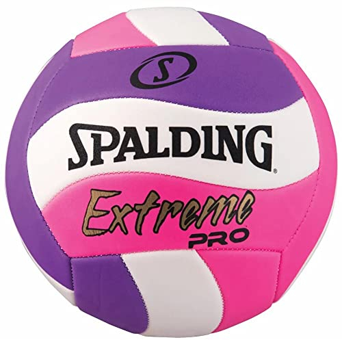 Spalding Unisex – Erwachsene Extreme Pro Wave Volleyball, Pink/Purple/White, 5