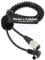 Alvin's Cables Hirose 4 Pines Macho a DC Jack ángulo Recto Cable en Espiral para Blackmagic Sound Device Zoom F8