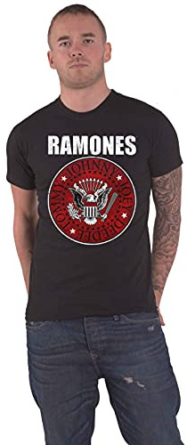 T-Shirt # L Black Unisex # Red Fill Seal