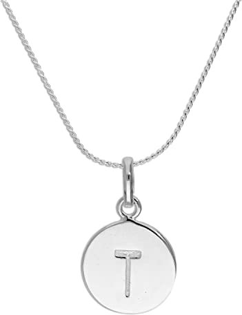 jewellerybox Sterlingsilber Anfangsbuchstabe C Halskette - 55,8 cm (22 Inches) - Rot