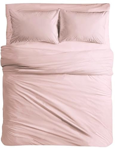MAXIME MAISON - Completo Lenzuola Matrimoniali Cotone Made in Italy, Set Lenzuola Letto Matrimoniale Anallergiche con Federe Tinta Unita, Biancheria da Letto Certificata Oeko Tex Standard 100