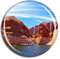 Weekino Lake Powell Arizona USA Kühlschrankmagnet 3D Kristallglas Touristische Stadtreise City Souvenir Collection Geschenk Starker Kühlschrank Aufkleber
