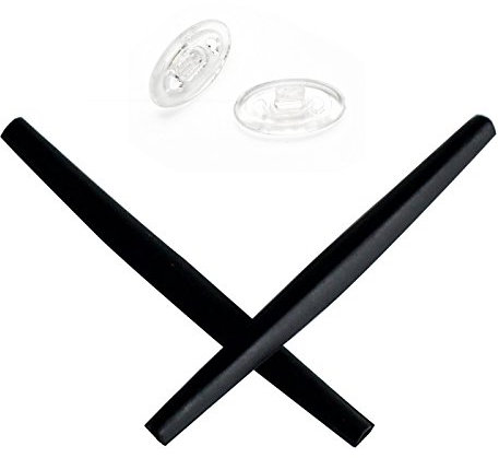 Mryok Replacement Earsocks Nosepiece for Oakley Wiretap Sunglass - Black