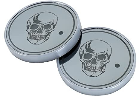 LED Car Cup Holder Lights, 2 Pack Car Coasters 7 Colors Changing USB Charging Mat Luminescent Cup Pad, Luminescent Cup Pad Interior Atmosphere Lamp Decoration Light