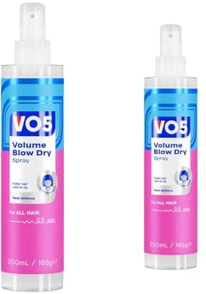 VO5 Volume Blow-Dry Hair Spray Perfect For Fine Hair × 2 (200ml Each)