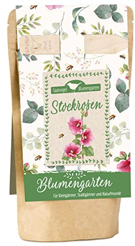 Stockrosen: Blumengarten