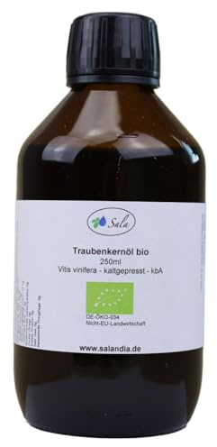 Sala Traubenkernöl kaltgepresst BIO 250 ml Glasflasche