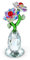 H&D HYALINE & DORA Figurine de tournesol en cristal coloré à collectionner, fleur de rêve en verre arc-en-ciel pour décoration de table, cadeaux souvenirs, cadeaux de Saint-Valentin pour elle