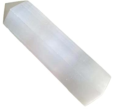 Cristallo di Meditazione Naturale Asta di Cristallo in Quarzo Bianco Naturale, for casa Decorativa Pietra di Cristallo (Size : 200-250g)