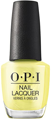 OPI Classic Nail Polish, Long-Lasting Luxury Nail Varnish, Original High-Performance, Summer Make The Rules, Yellow Nail Polish, 15ml