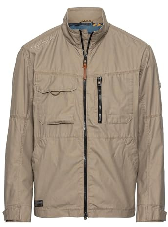 camel active Herren Leichter Blouson mit Stehkragen