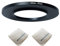 SKYZHENG 43 mm Objektiv auf 67 mm Kameraobjektiv-Adapter, 43 mm auf 67 mm, Step-Up-Ring-Adapterring für alle Marken von UV-ND CPL, mit Premium-Objektivwischtuch (2 Stück)