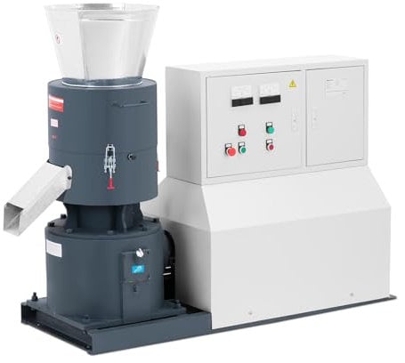 Wiesenfield WIE-PM-4500 Pelletpresse 900-1100 kg/h Futtermittel oder 400-450 kg/h Holzspäne 30000 W Ø Matrize 400 mm 1475 U/min Pelletmaschine für Holz Futter Dünger