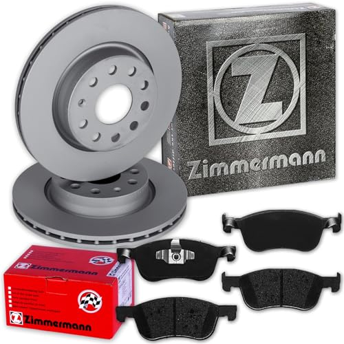 Zimmermann Bremsscheiben 262mm + Beläge vorne passend für Fiesta 7 VII MK7