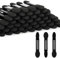 G2PLUS 100PCS Brosse Fard à Paupière Applicateur Fard a Paupiere,Pinceau Ombre à Paupière Brosse à Paupières Éponge ombre à paupières pinceau pour Application de Maquillage-Noir