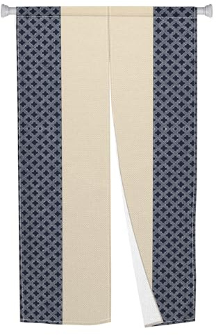 XMJJKUF Noren Japanischer Türvorhang, langer Typ, japanische Fensterbehandlung, hängende Tür, Tapisserie, Paneel für Ukiyoe Raumteiler, Heimdekoration, 86,4 cm breit x 152,4 cm lang (Cartoon-Sonne,