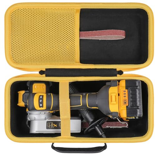 khanka Hard Travel Case Replacement for DEWALT DCM200B 20V MAX XR Cordless Bandfile Power Tool Belt Sander,Case Only.
