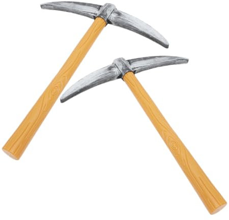 WOFASHPURET Pioche Naine Costume Prop Mousse Pioche Halloween GNOME Cosplay Pioche Faux Pioche Modèle Faux Axes Outil De Coupe Accessoires Astuces Fantaisie Robe Fête Fournitures
