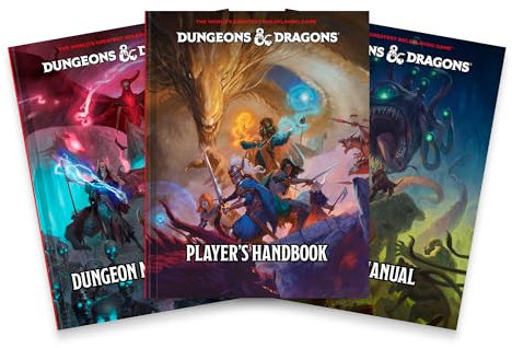Dungeons & Dragons Bundle of 2024 Player’s Handbook Core Rulebook + 2024 Dungeon Master’s Guide + 2024 Monster Manual