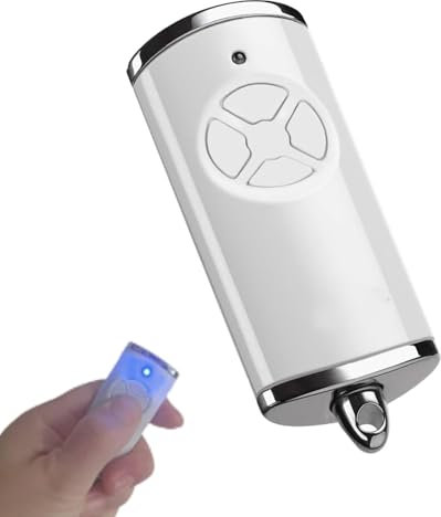 Garagentor Handsender kompatible Fernbedienung 868,3 BS MHz Garagentoröffner, Garagentor-Fernbedienung kompatibel mit bs HSM4 HSE2 HS1 HS4 HSZ1 HSZ2, Handsender 1 Stuck White