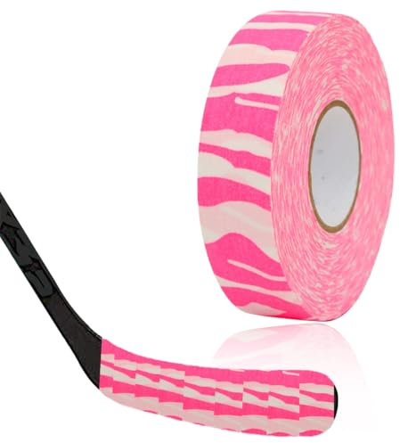 NHQ Schläger Tape,Eishockey Tape,Griffband Badmintonschläger,Tennis Griffband,Rutschfestes Hockeyschlägerband 25m × 25mm Selbstklebendes Griffband Sportgriffband,Rutschfestes Verschleißfestes,Rosa