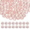 PATIKIL 8mm Round Crystal Beads, 100 Pcs Glass Faceted Ball Beads Loose Spacer Bead for Jewelry Making Bracelet Necklace Earrings Wind Chimes Craft, Pink