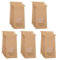 25 Stück Braune Kraftpapier Tüten mit Sichtfenster, 17x9x6cm Ölbeständig für Gastgeschenke, Nüsse Kaffeebohnen Teeblätter Gewürze, Süßigkeiten Beutel für Hochzeit, Weihnachten Geburtstagsgeschenke